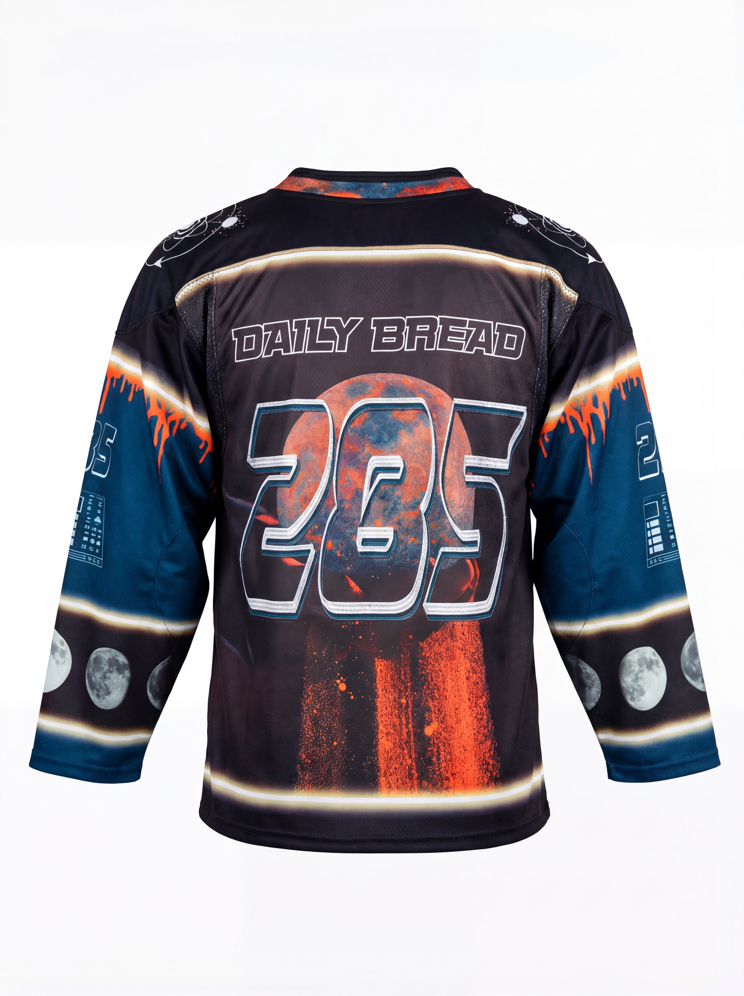Daily Bread "Moon Slips Away" Embroidered Hockey Jersey – Limited Edition EDM Merch
